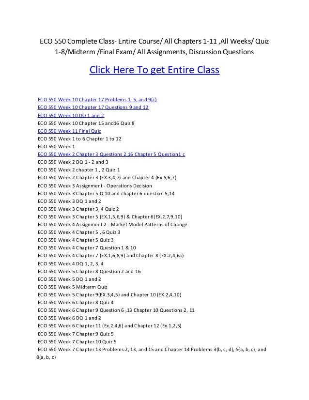 Eco 550 wk 11 final exam all possible questions essay 08 picture