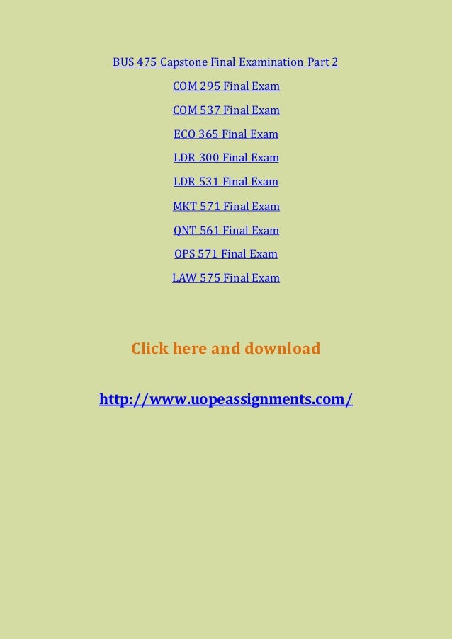 Eco 561 final exam solution essay examples 04 image