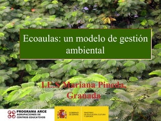 Ecoaulas: un modelo de gestión
           ambiental


    I.E.S Mariana Pineda,
           Granada
 