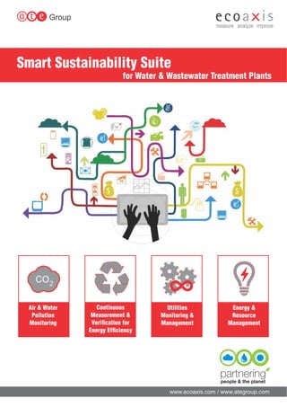 Smart Sustainability Suite
for Water & Wastewater Treatment Plants
www.ecoaxis.com / www.ategroup.com
 