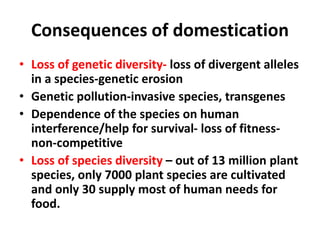 Economic Botany: Origin of cultivated plants | PPTX