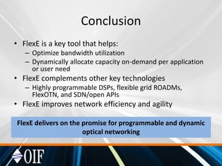 ECOC 2018 - FlexE Delivers | PDF