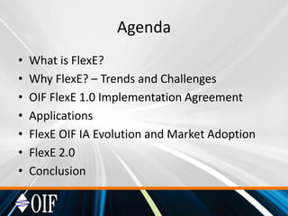 ECOC 2018 - FlexE Delivers | PPT