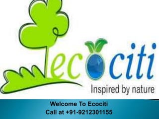 Welcome To Ecociti 
Call at +91-9212301155 
 