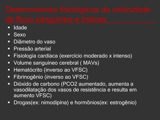 Fontes de erros diagnósticos__Anatômico                                                  (variações anatômicas, atresias )Técnico                                                                       ( janela temporal ausente )Aparelho                                                                     ( controle do ganho incompleto, PRF)Erros de interpretação                                                    (colaterais, processos expansivos, hiperemia )