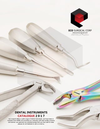 Eco Dental Instruments Catalogue 