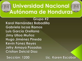 Universidad Nacional
Autónoma de Honduras
 