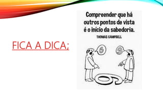 FICA A DICA;;
 