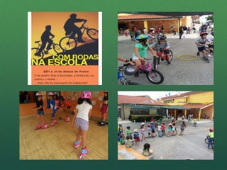 Mobilidade Sustentável
 Ação de incentivo à deslocação a pé, ou de
autocarro, pelas famílias e alunos para o jardim de
infância e para a escola
 …
 