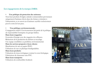 Economie et gestion Zara