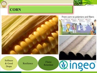 CORN
Softness
& Good
Drape
Resilience
Flame
Retardant
 