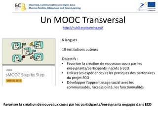 Le projet MOOC ECO  Slide 10