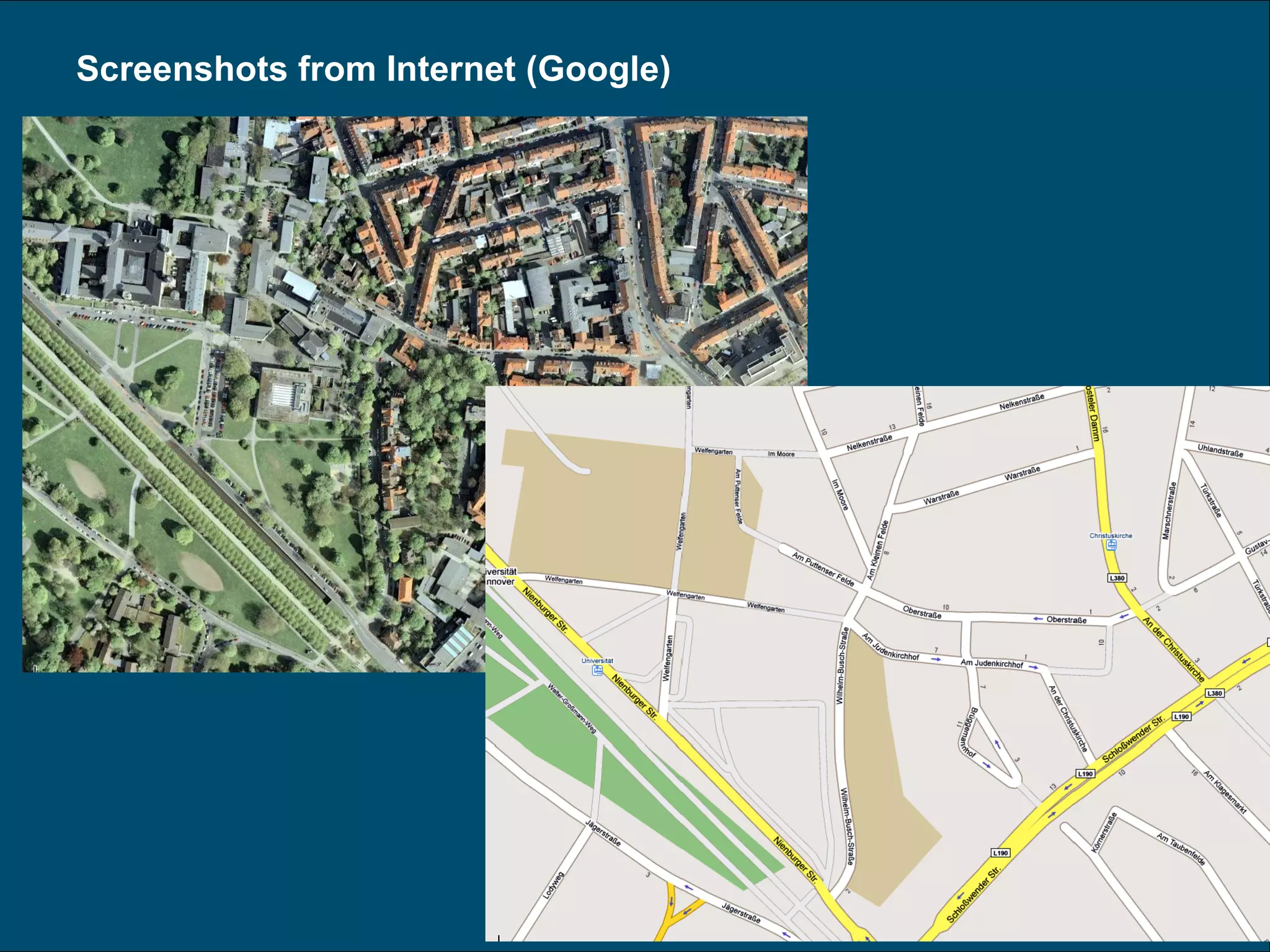 Screenshots from Internet (Google)  