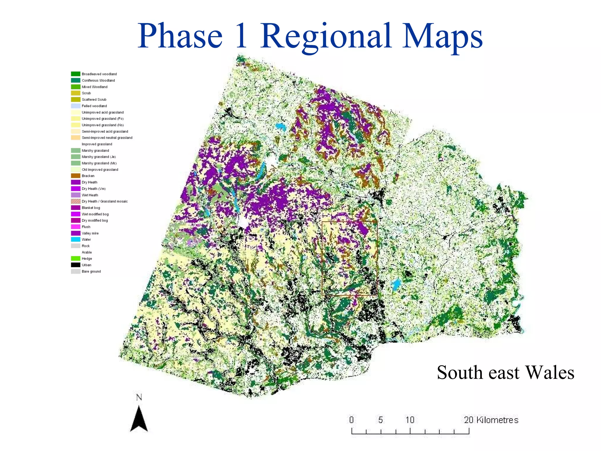 Accuracy of Mapping Complex given range of satellite sensor data and dates, different projects and ranges of habitats. Assessed through comparison with: VEXCEL aerial photography Phase 2 Habitat Classification  Protected sites with limited change Phase 1 Habitat Classification Overall accuracy 81 % Consistently above 80 % for many classes Accuracy assessment informs on classes that are confused, allowing refinements to be undertaken 