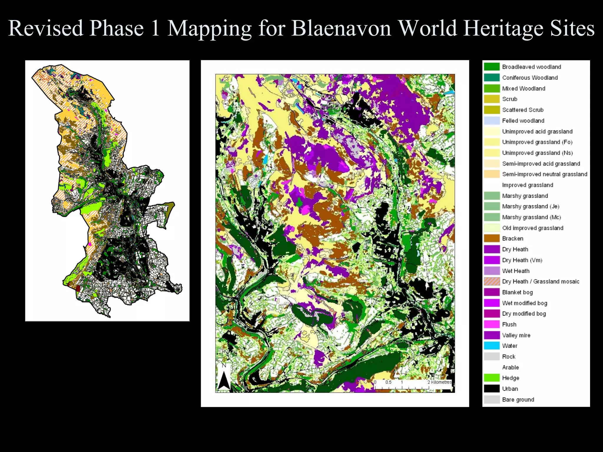Habitat Mapping and Monitoring in Wales First implementation of an object-based classification at a national level Utilises data from any optical sensor  A single adjustable ruleset that progressively classifies habitats from the coast to the highest mountains Three levels of information Fuzzy membership Sub-habitat classification Phase 1 habitat classification Accuracies typically exceeding 80 % Capacity to refine and update New rules or variations in those existing 