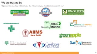 C-Square | ECOGREEEN 9
“If people like you, they will listen you. But if they trust you, they’ll do business with you”
We are trusted by
We are trusted by
 