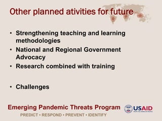 South East Asia One Health University Network (SEAOHUN): A regional network for One Health capacity building