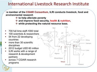 Agriculture for nutrition and health