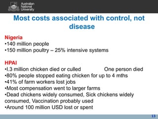 Avian influenza, pandemic influenza, ecohealth