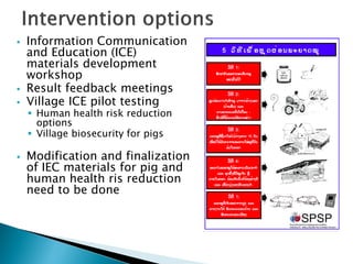 A participatory Ecohealth study of smallholder pig system in upland and lowland of Lao PDR