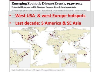 Mapping the interface of poverty, emerging markets and zoonoses