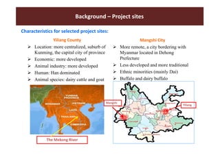 Sustainability and challenges of ecohealth approaches for the management of brucellosis in Yunnan Province, China