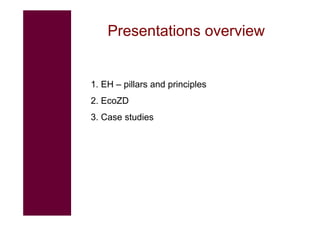 EcoHealth capacity building and applied research: Challenges and lessons learnt from ILRI EcoZD