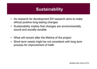 EcoHealth capacity building and applied research: Challenges and lessons learnt from ILRI EcoZD