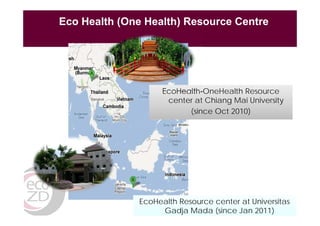 EcoZD and other EcoHealth/One Health initiatives in Southeast Asia: Lessons and perspectives