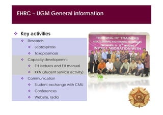 EcoZD and other EcoHealth/One Health initiatives in Southeast Asia: Lessons and perspectives