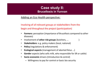 EcoHealth–One Health capacity building at Chiang Mai University and in the region: Experiences and challenges