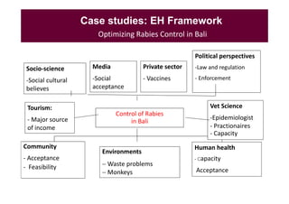 EcoHealth–One Health capacity building at Chiang Mai University and in the region: Experiences and challenges