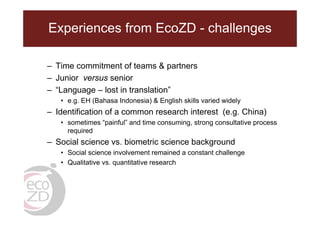 EcoHealth and One Health capacity building in Southeast Asia: An overview with focus on ILRI’s work