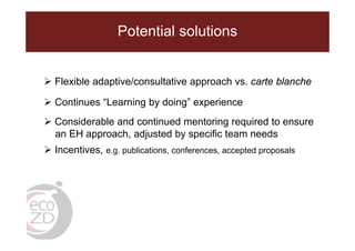 EcoHealth and One Health capacity building in Southeast Asia: An overview with focus on ILRI’s work