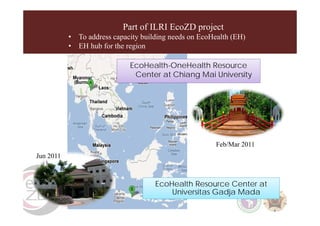 EcoHealth-One Health resource centres in Thailand and Indonesia: Establishment, success and perspective