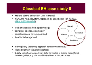 EcoHealth and One Health