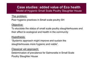 EcoHealth and One Health