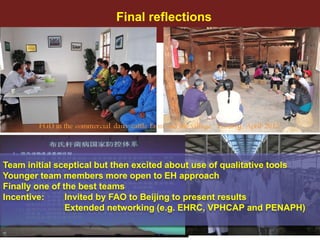 Ecohealth and One Health research in Southeast Asia: Examples, challenges, successes and outlook