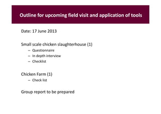 EcoHealth survey tools development and practical application