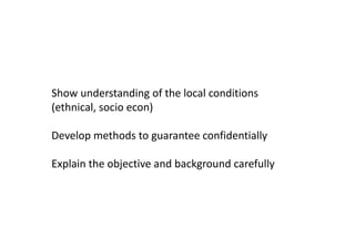 EcoHealth survey tools development and practical application