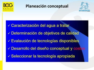 Planeación conceptual
 