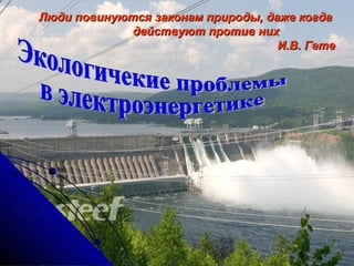 Люди повинуются законам природы, даже когда
            действуют против них
                                   И.В. Гете
 