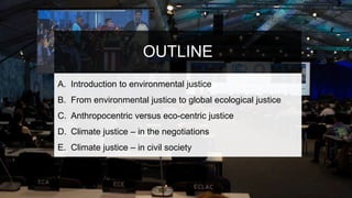 Eco justice guest lecture | PPTX