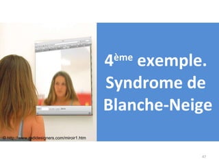 4 ème  exemple.  Syndrome de  Blanche-Neige © http://www.radidesigners.com/miroir1.htm 
