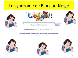 Le syndrôme de Blanche-Neige 