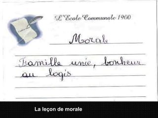 La leçon de morale 
