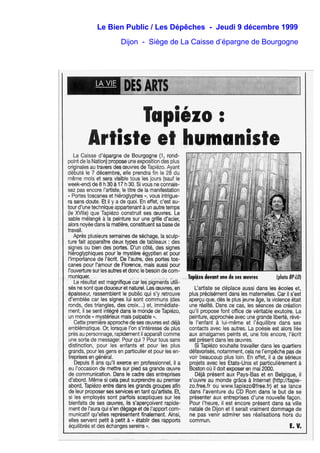 Le Bien Public / Les Dépêches - Jeudi 9 décembre 1999
Dijon - Siège de La Caisse d’épargne de Bourgogne
 