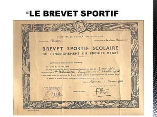 LE BREVET SPORTIF
 