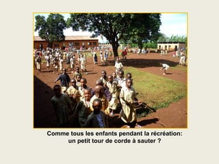 Comme tous les enfants pendant la récréation:
     un petit tour de corde à sauter ?
 