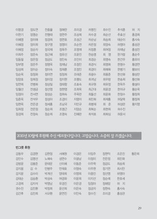 2929
이향경
이헌기
이혜영
이혜정
이혜정
이희주
임동필
임부영
임성희
임순옥
임양호
임연희
임월선
임정아
임춘옥
임현옥
임희정
장경희
장도연
장명순
장미애
장미희
장순자
장은숙
장은정
장은주
장이순
장정화
장희정
전병화
전생금
전서연
전석우
전은경
전은정
전정숙
전종율
전형태
정경희
정구영
정국채
정근혜
정금도
정명옥
정미숙
정미연
정미정
정상일
정선영
정성순
정성아
정세홍
정순희
정순희
정애란
정연주
정연호
정영미
정옥주
정유선
정인숙
정재남
정재훈
정정희
정지현
정태항
정현영
정희숙
조경미
조남국
조명근
조명숙
조미경
조상희
조성근
조순천
조영재
조윤진
조인미
조정민
조정인
조태준
조행도
조효숙
조희옥
주옥란
지명자
지민규
지양순
진혜란
차명진
차수경
차순남
차은정
차정훈
천승영
최경순
최경식
최경이
최광수
최귀남
최규원
최근대
최둘선
최민화
최병재
최복순
최석호
최수진
최순선
최승희
최양숙
최여정
최 영
최영숙
최영화
최예화
최용춘
최우람
최유정
최윤경
최윤화
최재홍
최 준
최현희
최화심
추석훈
추효선
태순이
하영아
하재남
한가람
한건우
한명수
한병기
한선화
한송희
한옥주
한의규
한정수
허달묵
허성란
허수진
허윤서
허 지
홍경희
홍사숙
홍성관
홍성진
홍순주
홍유미
황경연
황보미
황상만
황선화
황설아
황순옥
황정희
황정희
황지영
2015년10월에후원해주신에코붓다입니다.고맙습니다. 소중히 잘 쓰겠습니다.
빈그릇 후원
강동우
강민수
강방윤
강지웅
강지윤
강태순
고경희
권수진
김건후
김경현
김명선
김봉준
김 수
김수미
김승환
김지석
김진환
김진희
김현정
노혜숙
문태운
민병주
박계선
박성숙
박영남
박정희
서규환
서예원
성연수
신미혜
안재호
양태희
여경화
유경진
윤선희
윤연진
이경은
이광남
이동준
이영숙
이영희
이윤희
이은경
이은숙
이인숙
이임주
이정미
이주학
이주현
이중인
이지선
임정아
장금자
장수진
장현익
전은정
정금도
정기연
정선영
정순례
정해암
정현숙
조미경
조은진
최민화
최승희
최시안
하영아
한호세
허 지
홍사숙
홍성관
황은희
 